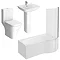 Venice P-Shaped Modern Shower Bath Suite  Feature Large Image