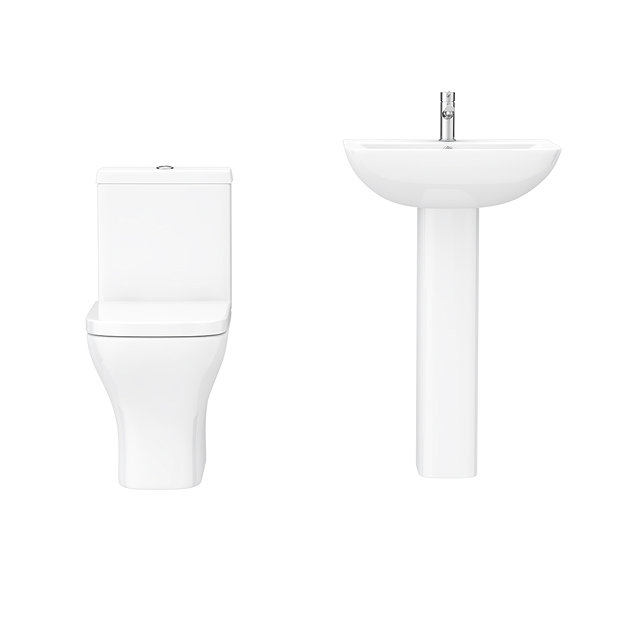 Venice P-Shaped Modern Shower Bath Suite | Victorian Plumbing UK