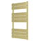 Venice Pannello Designer Heated Towel Rail - Brushed Brass (H840 x W500mm)