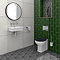 Venice Pneumatic Dual Flush Concealed Cistern with Chrome Round Button Flush Plate