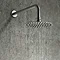 Venice Round Chrome / Matt Black Shower System with Concealed Valve + Wall Mounted Head Profile Large Image