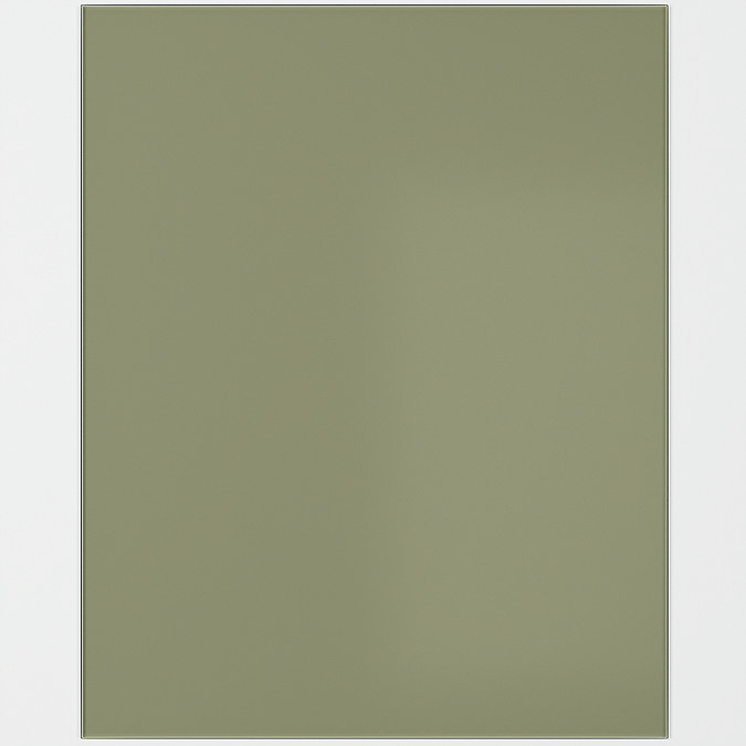 Venice Sage Green Glass Self Adhesive Kitchen Splashback 600 x 750mm