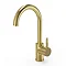Bower 3-in-1 Instant Boiling Water Tap - Single Lever Brushed Brass with Boiler & Filter  Feature La