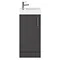 Venice Small Gloss Grey Cloakroom Suite Profile Large Image