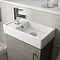 Venice Small Gloss Grey Cloakroom Suite Standard Large Image