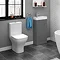 Venice Small Gloss Grey Cloakroom Suite Large Image