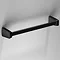 Venice Square Black 320mm Towel Rail Large Image