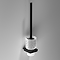 Venice Square Black Wall Mounted Toilet Brush & Holder