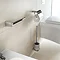 Venice Square Chrome Right Hand Towel Bar  Profile Large Image