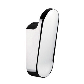 Venice Square Chrome Robe Hook Large Image
