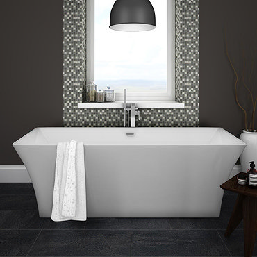 Venice 1690 Square Modern Free Standing Bath  Feature Large Image