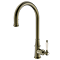 Venice Traditional Kitchen Mixer Tap with Swivel Pull Out Spout - Antique Brass