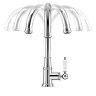 Venice Traditional Kitchen Mixer Tap with Swivel Pull Out Spout - Chrome