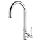 Venice Traditional Kitchen Mixer Tap with Swivel Pull Out Spout - Chrome