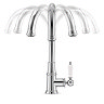 Venice Traditional Kitchen Mixer Tap with Swivel Spout - Chrome