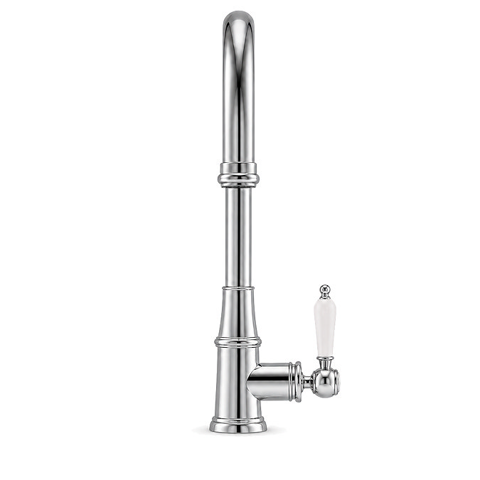 Venice Traditional Kitchen Mixer Tap with Swivel Spout - Chrome