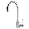 Venice Traditional Kitchen Mixer Tap with Swivel Spout - Chrome