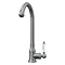 Venice Traditional Kitchen Mixer Tap with Swivel Spout - Chrome Large Image