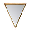 Venice Triangle Shelf Mirror - Gold