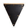 Venice Triangle Shelf Mirror - Gold