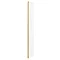 Venice W215mm x H1950 Brushed Brass Wetroom Return Screen Large Image