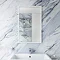 Venice White 400 x 700mm Rectangular Mirror  Feature Large Image