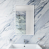 Venice White 500 x 800mm Rectangular Mirror  Feature Large Image