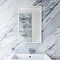 Venice White 500 x 800mm Rectangular Mirror Feature Large Image