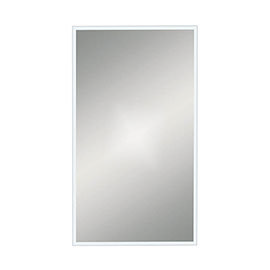 Venice White 400 x 700mm Rectangular Mirror Medium Image