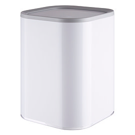 Venice White 7.5 Litre Swing Cover Bin