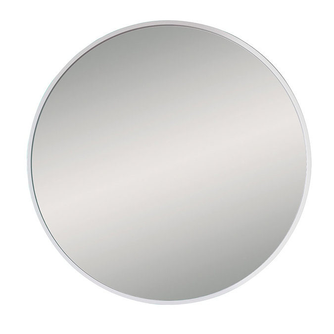 Venice White 800mm Round Mirror Large Image