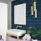 Venice White Frame 1400 x 700mm Rectangular Mirror Profile Large Image