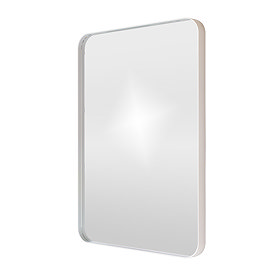 Venice White Frame 500 x 750mm Rectangular Mirror Large Image