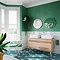 Venice White Frame 600mm Round Mirror Feature Large Image