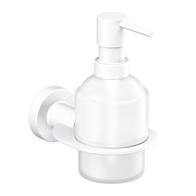 Venice White Wall Mounted Soap Dispenser Large Image