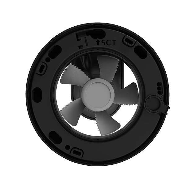 VentAxia LoCarbon Svara Bluetooth Extractor Fan Black 496711