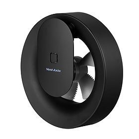 Vent-Axia Lo-Carbon Svara Bluetooth Extractor Fan - Black - 496711