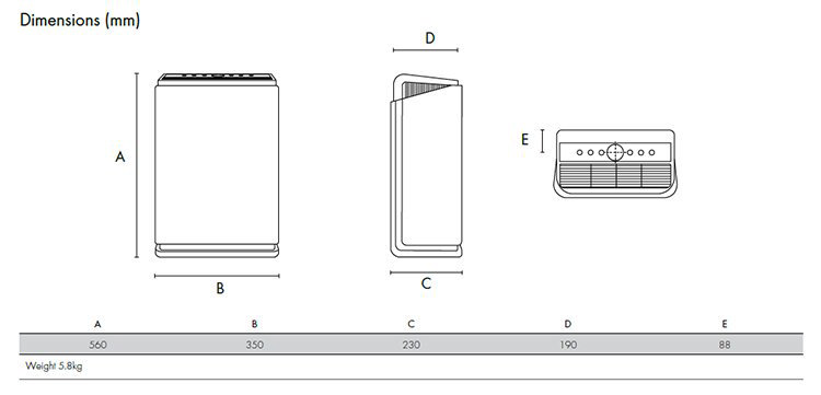 Vent-Axia PureAir Room X Air Purifier with App Control 