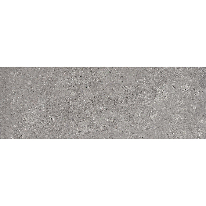 Vercelli Dark Grey Stone Effect Wall Tiles - 300 x 900mm  In Bathroom Large Image
