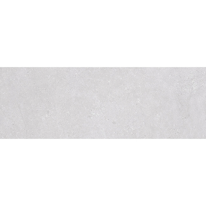 Vercelli Light Grey Stone Effect Wall Tiles - 300 x 900mm  In Bathroom Large Image