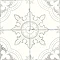 Verini Gloss Grey Encaustic Effect Wall and Floor Tiles - 200 x 200mm  In Bathroom Large Image