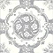 Verini Matt Grey Encaustic Effect Wall and Floor Tiles - 200 x 200mm  Feature Large Image