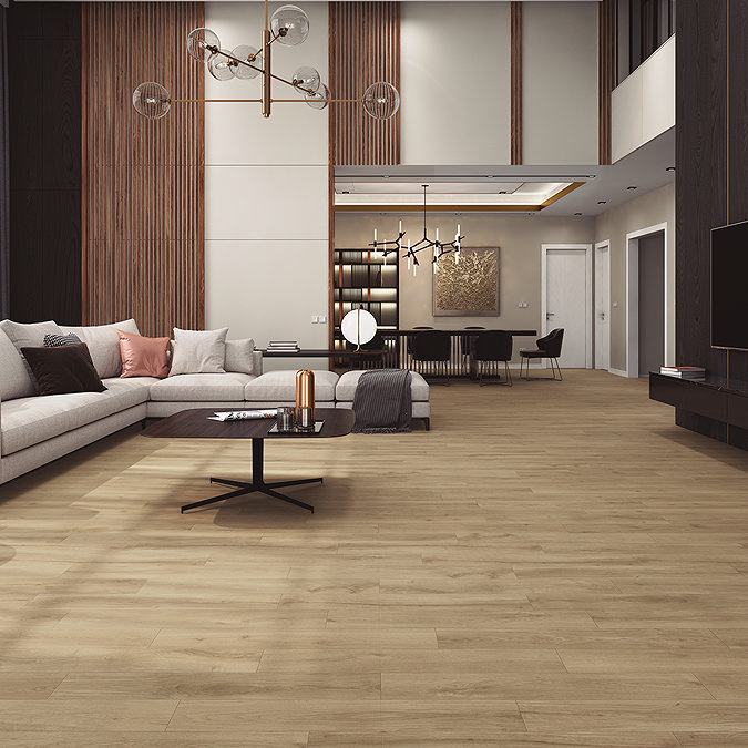 Vermont Mid Oak Wood Effect Wall & Floor Tiles - 150 x 900mm