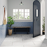 Vernon Rustic French Blue Gloss Ceramic Wall Tiles 75 x 150mm