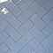 Vernon Rustic French Blue Gloss Ceramic Wall Tiles 75 x 150mm