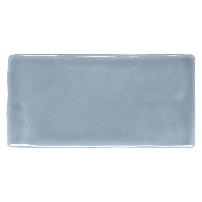 Vernon Rustic French Blue Gloss Ceramic Wall Tiles 75 x 150mm