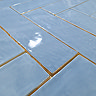 Vernon Rustic French Blue Gloss Ceramic Wall Tiles 75 x 300mm