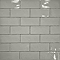 Vernon Rustic Grey Gloss Ceramic Wall Tiles 75 x 150mm