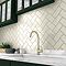Vernon Rustic Ivory Gloss Ceramic Wall Tiles 75 x 150mm