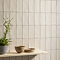 Vernon Rustic Ivory Gloss Ceramic Wall Tiles 75 x 150mm